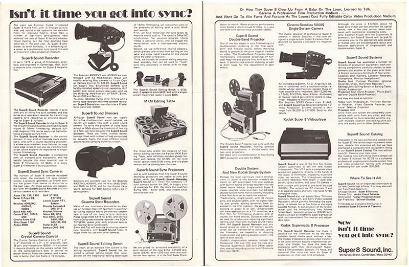 Projecteur super 8 - 70 super Sound